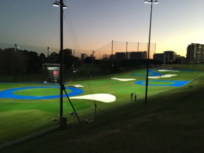 Moore Park Driving Range new synthetic turf